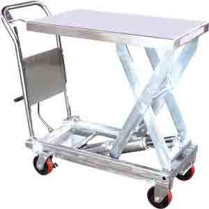 Stainless Steel Lift Cart