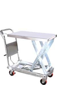 Stainless Lift Cart